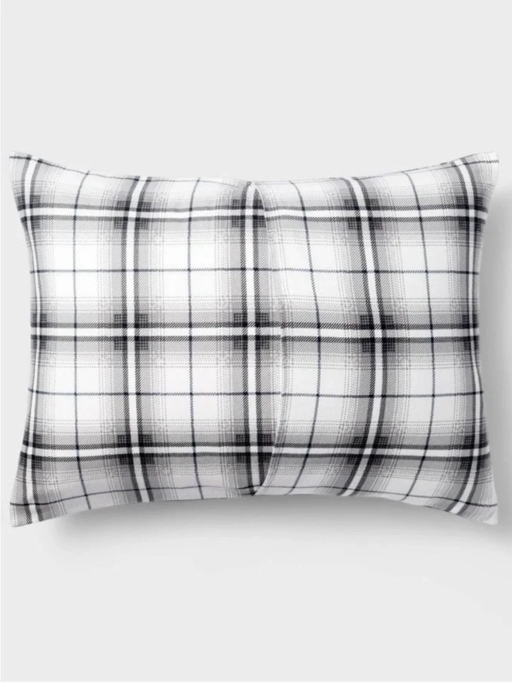 Hollister Target FULL/QUEEN Reversible Comforter & Sham Set Navy Gray Plaid NEW